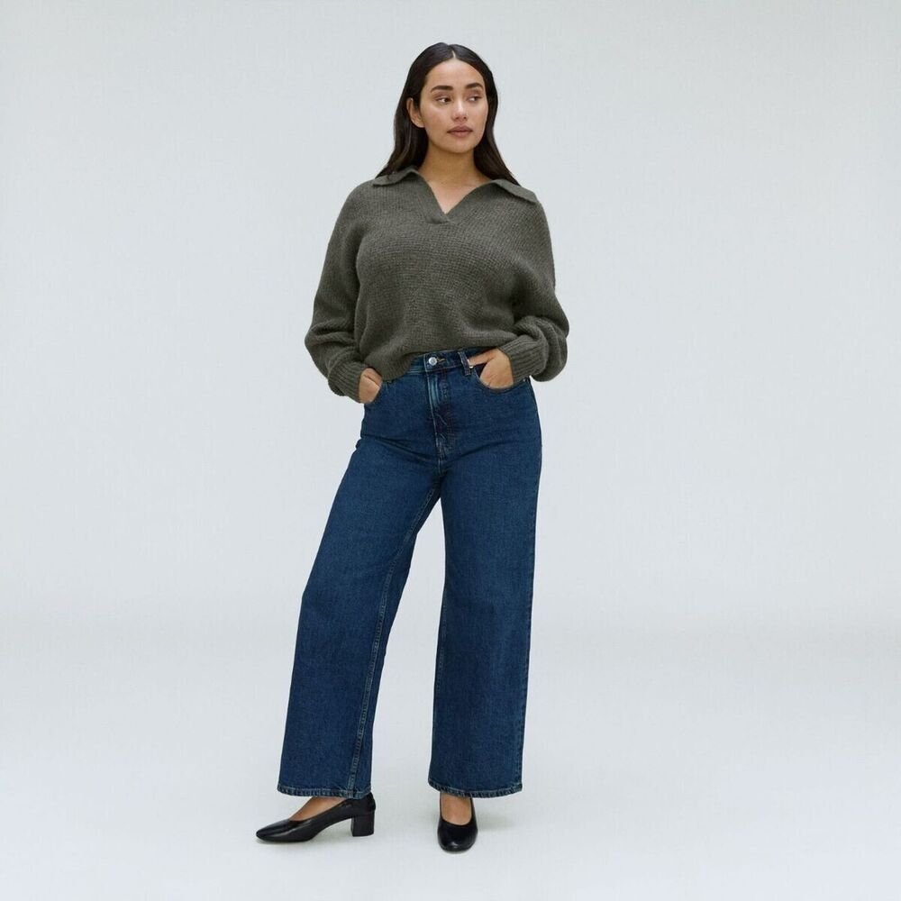 Everlane Women's Sweater -sage green